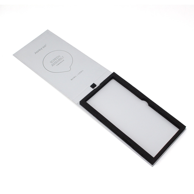 Customized Retail Mobile Phone Screen Protector Film Paper Packaging Boxes For Glass Screen Protector