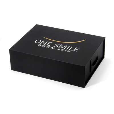 Custom Logo Luxury Magnet Box Black Clear Aligner Packaging Box
