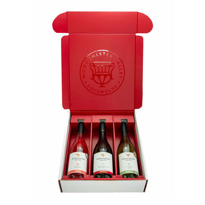 Custom Design Corrugated Wine Bottle Packaging Shipping Mailer Boxes