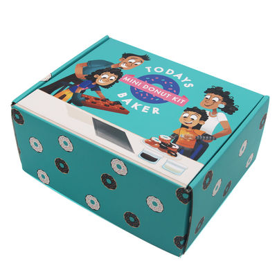 Custom Printing Doughnut Packing Box Donut Paper Box Packaging With Logo