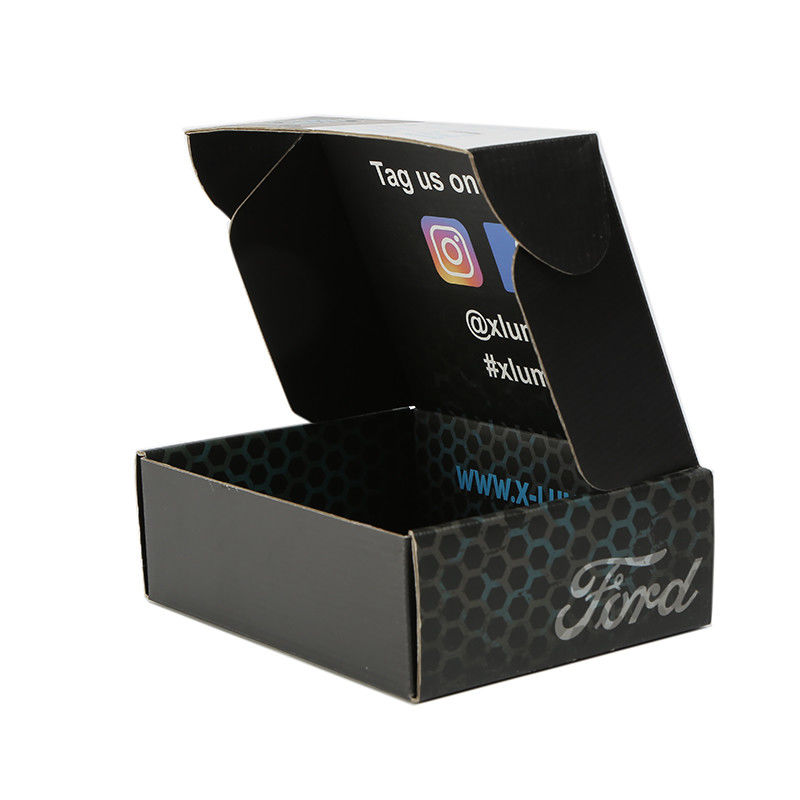 Black Color Custom Subscription Boxes Logo Printing for Retail Packaging
